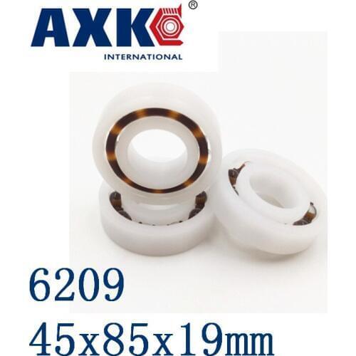 2019 Hot Sale Real Thrust Bearing Rodamientos Axk 6209 Pom (10pcs) Plastic Ball Bearings 45x85x19mm Glass Balls 45mm/85mm/19mm