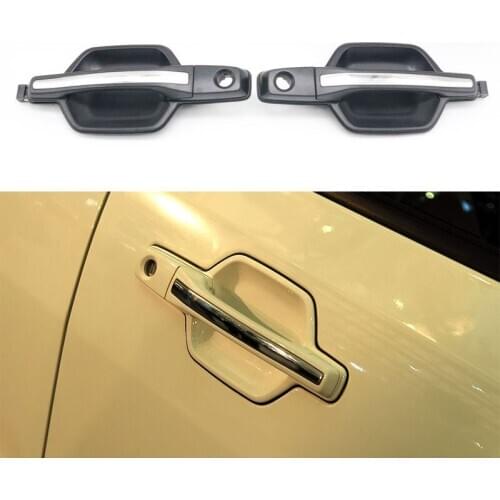 1 Pair Car Front Outside Exterior Door Handle for Mitsubishi Pajero Montero Shogun MK3 III V73 V75 V77 V78 2000 2001 2002-2006