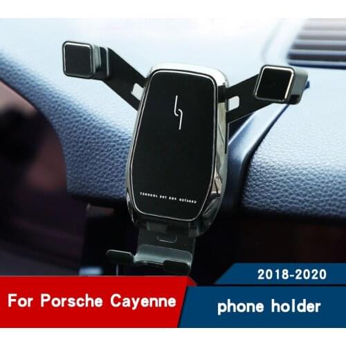 Car phone holder for Porsche cayenne 2018 2019 2020 air vent Mobile phone stand Navigation bracket