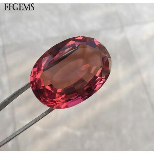 FFGems Zultanite Loose Gemstone Big Stone Oval Cut Created Diaspore Color Change for Women Silver or Gold Mounting Diy Jewelry