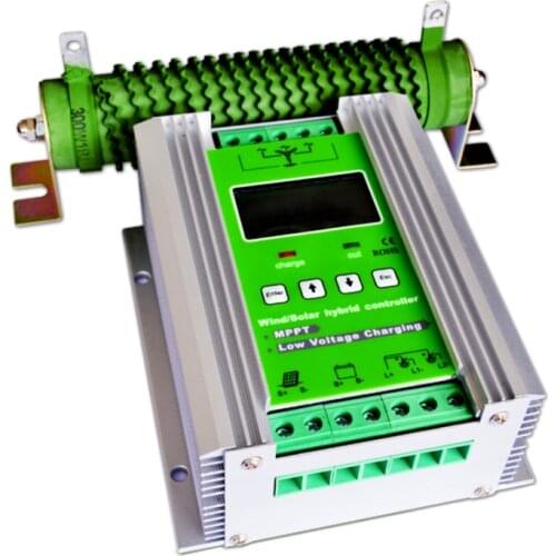 FLTXNY POWER wind solar hybrid controller Boost MPPT charging for 1000W 800W wind turbine generator+400W 300W solar panel