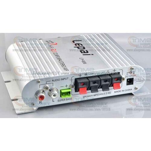 Good quality DC 12V Mini Hi-Fi CD MP3 Radio Audio Stereo 2.1 Bass Speaker Amplifier Subwoofer Player For Car Motorcycle Home PC