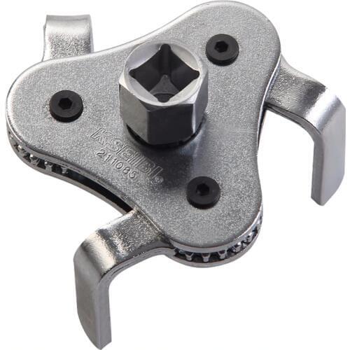 KSEIBI 211085 Universal Oil Filter Wrench Removal Tool Adjustable Key 55-108mm Vehicle Off-Road 3-Jaw Professional Car Trucks
