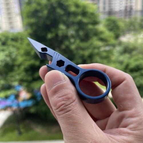 Mackwalker Multi EDC Tools DC53 Pocket PryBar Tool Kit with Bottle Opener wrench for Camping and Daily Use