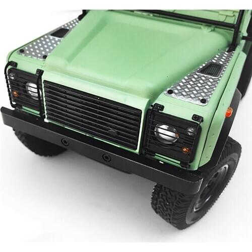 Metal Front Skid Plate for RC4WD 1:18 D90 RC Car Shell Upgrade Parts