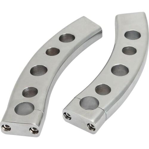 Motorcycle Handlebar Risers Mounting Brackets Mounting BoltsFor Suzuki Boulevard M109R 2006-2009 Chrome Billet Aluminum