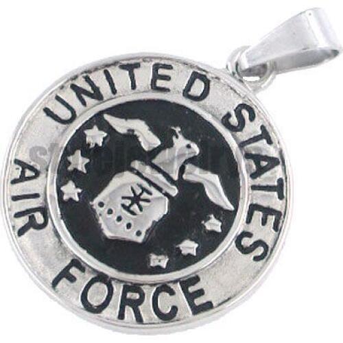 Wholesale Unite States Air Force Pendant Motorcycles Biker Pendant Stainless Steel Jewelry Motor Biker Pendant SWP0070A