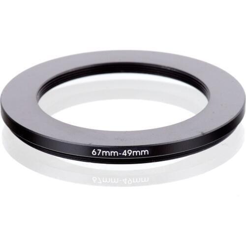 RISE(UK) 67mm-49mm 67-49mm 67 to 49 Step down Ring Filter Adapter black