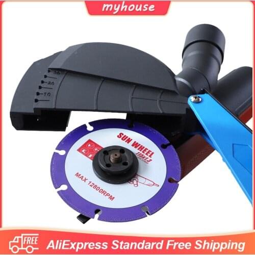 Popular Universal Surface Cutting Dust Shroud Metal Stone Wood Cutting For Angle Grinder 4 To 5 Inch Dust Collector Cover Tool