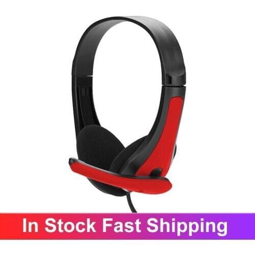 3 Colors Wired Gaming Headphones Over-ear Stereo Bass Wired Earphones Headset With Microphone For PC Computer Laptop MP3 Player