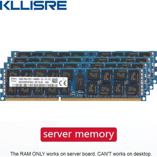 Kllisre DDR3 4GB 8GB 16GB 32GB ECC server memory 1333 1600 1866 DDR 3 ECC REG RIMM RAM X58 X79 motherboard