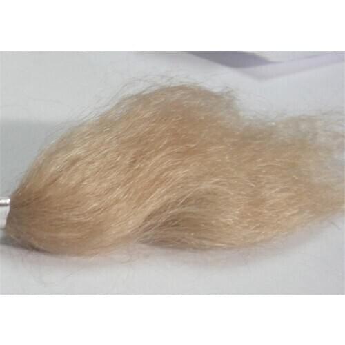 Dark brown /Blonde mohair for doll hair like real human hair wig reborn baby kit DIY doll accessories