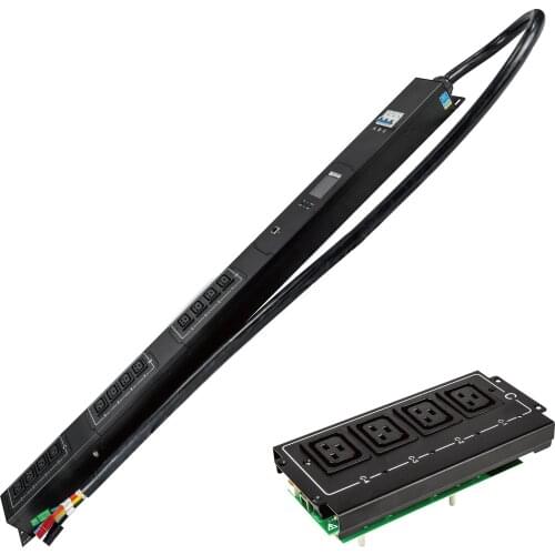 Universal Remote Monitored Management Power Distribution C19 Smart Metered Managed PDU For Mining