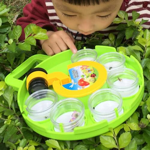 Magnifying Glass Childrens Insect Observation Box Collector Kindergarten Biology Science Materials Small Experiment