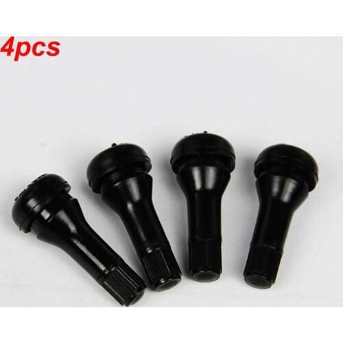 Youwinme 4Pcs TR413 Car Wheel Valve Stem Brass Snap-In Tire Auto Passenger Tyre Short Rubber Vehicle