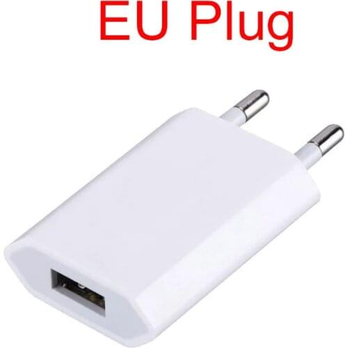 Mobile Phone Charger Dual USB EU Charger Plug Travel Wall Charger Adapter For iPhone 8 7 Samsung Xiaomi Universal Phone Charger