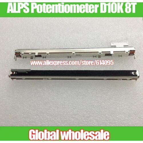 1pcs for YAMAHA Soundcraft LIVE4.2 24-Way Mixer ALPS Straight Slide Potentiometer D10K 8T for Allen&Heath GL2200 2400 2600 PA12