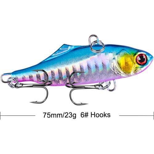 1PC Sinking VIB Pencil Fishing Lure 23g/7.5cm Balancer Plastic isca Artificial Hard Jigging Bait Fishing Tackle Pike Peche