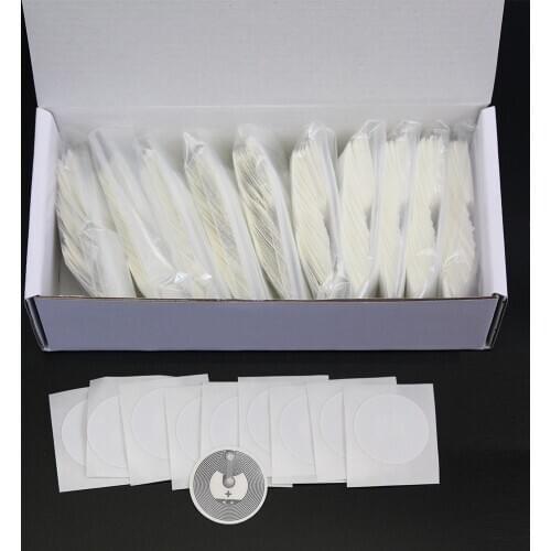 100pcs NFC Ntag216 Tags 13.56MHz ISO14443A NFC Sticker NTAG216 All NFC Phone Available Adhesive Labels RFID Key Token Writable