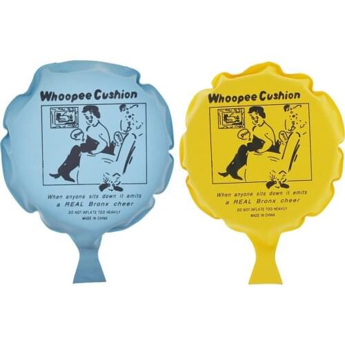 6.5 Inches Funny Whoopee Cushion Jokes Gags Pranks Maker Whoopee Cushion Tricky Toy Funny Seat Fart Sound Pad Party Prank