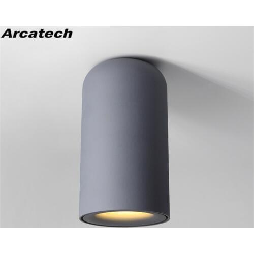 7W 9W LED COB Spotlight AC85-265V Fashion Aluminum LED Ceiling Down Light Warm White / Natural White Gray Black White Body NR83