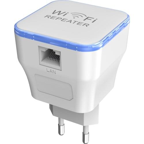 Wireless Wifi Repeater Router 300Mbps Wi-Fi Range Extender Stable Single Ethernet Port Allows To Function Wireless Adapter