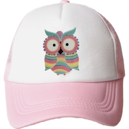 Baby girl baseball cap animal boho owl hat cap accessories for 3-8 years girls summer sun truck hat cap for kids children