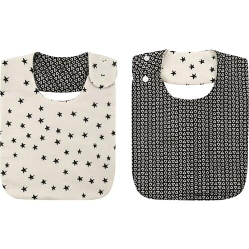 Floral Vintage Baby Boys Girls Newborn Bibs Waterproof Saliva Towel Burp Cloth Floral Print Feeding Boys Girls Bandana