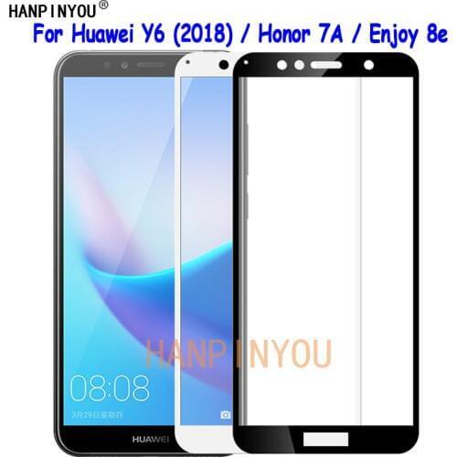 For Huawei Y6 (2018) / Honor 7A Full Cover Tempered Glass Screen Protector Ultra Thin Premium Explosion-proof Protective Film