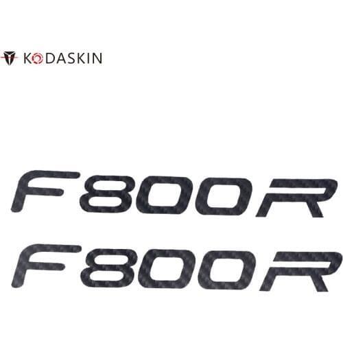 KODASKIN Motorcycle Vinyl Stickers Logos Black Carbon Decals for BMW F800R