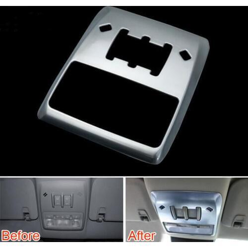 Matt ABS Car Interior Roof Front Reading Light Lamp Trim Cover Frame For Chevrolet Trax 2014 Car Styling Sticker
