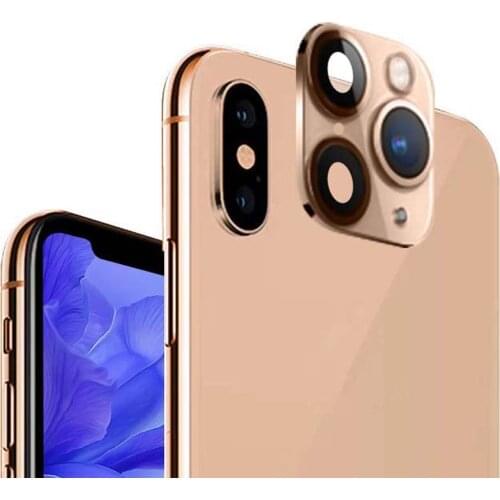 Anti-Scratch Fake Camera Lens Sticker Cover Seconds Change Screen Protector Glass Lens Film For iPhone X XS XR MAX