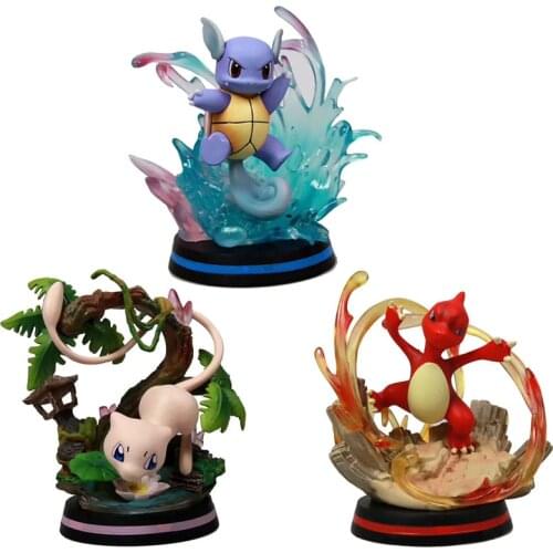 New Takara Tomy Pokemon Go Figures Toys Wartortle Mew Mewtwo Charmeleon PVC Pokémon Action Figure Anime Model Dolls Kids Gifts