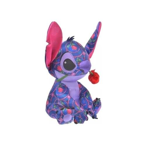 New Original Disney Cartoon Lilo & Stitch 2021 Limited Edition Stitch rose Doll comfort doll birthday gift for girls