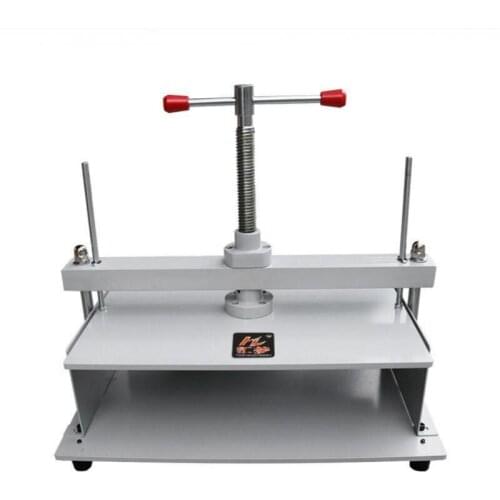 A3 A4 A5 Size Double Guide Shaft Manual Flat Paper Press Machine for Photo Books, Invoices, Checks, Booklets, Nipping Machine