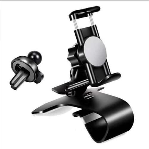 Car Dashboard Mount Phone Holder Stand Clip on Cradle Universal Cell Phone GPS Support Clip Bracket Rotatable for Mobile Phone