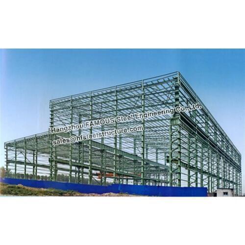 Wide Span Industrial Steel Buildings Light Steel Structure Warehouse