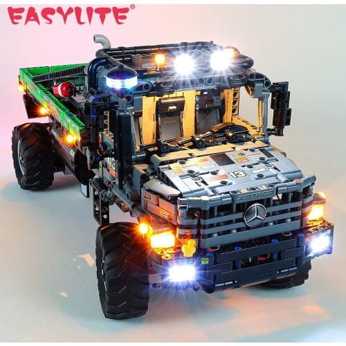 LED Light Up Kit For 42129 4x4 Mercedes-Benz Zetros Trial Truck DIY Toy Building Blocks Lighting Kit NOT Include Model