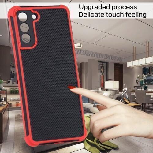 10pcs/Lot Corners Shockproof Phone Case For Samsung Galaxy S20 FE S21 Plus Ultra A32 A42 A52 A72 Camera Protector Stripe Cover
