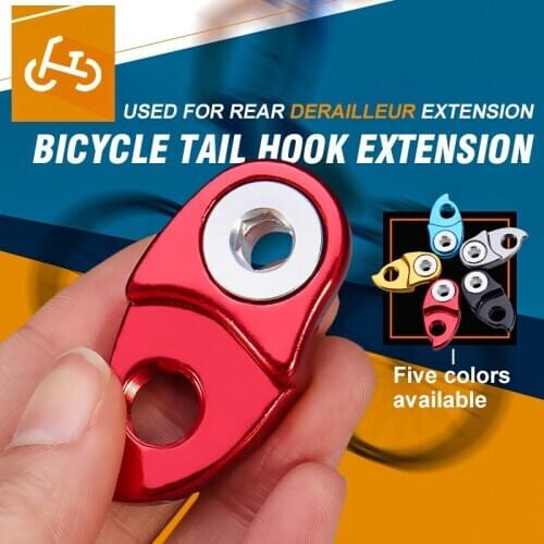 Mountain Bike Road Bicycle Rear Derailleur Hanger Extension Extender Frame Gear Tail Hook Extender drop shipping