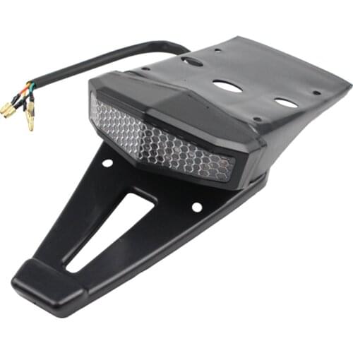 12 V Universal Off Road Dirt Enduro Bike Motorcycle LED Rear Fender Brake Tail Light Turn Signal Waterproof Low Energy Accessory
