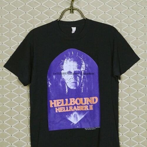 Hellraiser shirt 1988 movie t shirt vintage rare Screen Stars Pinhead Exorcist Nightmare on Elm Street Halloween punk