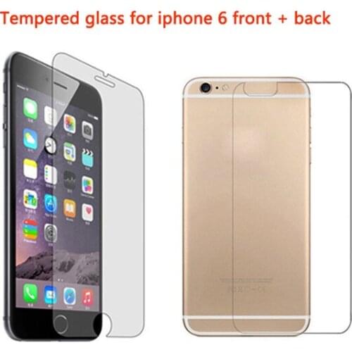 300Pcs 0.3MM 9H 2.5D HD Front+Back Tempered Glass for IPhone 12 11 XR XS MAX X 8 7 6 Plus 5 Explosion Proof Screen Protector
