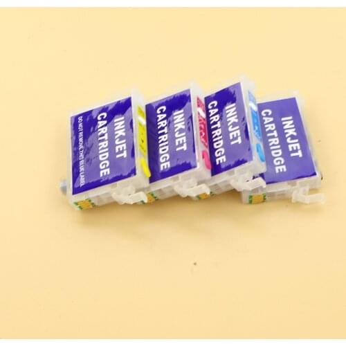4 color T03C T03D Refillable Ink Cartridge with chip For Epson WorkForce WF-2861 WF2861 WF 2861 Printers