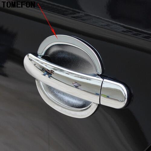 4pcs For Suzuki Sx4 S-Cross Crossover 2014 2015 2016 ABS Chrome Car Styling Side Door Handle Bowl Cover Trim Handle Protector