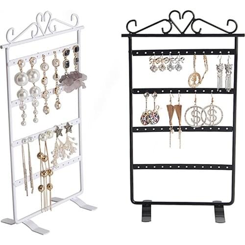40# Jewelry Gift Display Stand Holder Home Creative Hanging Earrings Storage Rack Large-capacity Multi-compartment Organizador