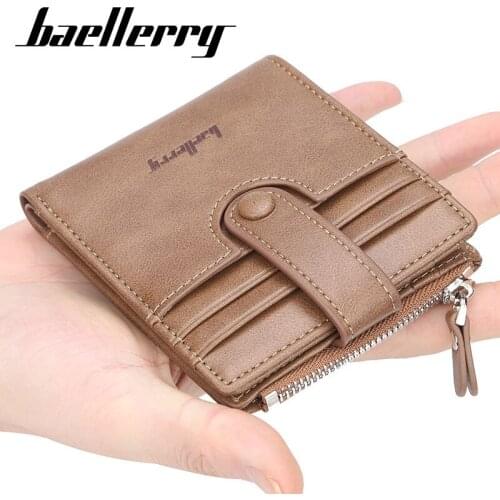 Baellerry Men Short Wallet Card Holder Coin Purse