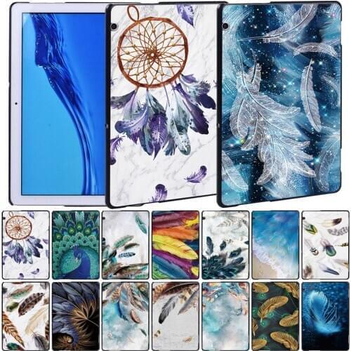 Tablet Case for Huawei MediaPad T5 10 10.1/T3 10 9.6/T3 8.0 Inch Ultra-Thin Leather Cover Case + Free Stylus