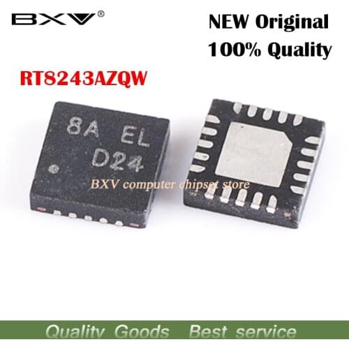 5pcs RT8243AZQW RT8243A 8A EE,8A EF,8A EC QFN new original laptop chip free shipping