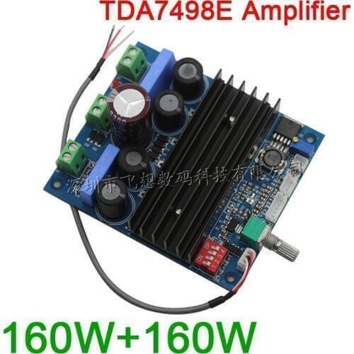 Dykb TDA7498E 160W+160W digital stereo POWER amplifier board Support PBTL 220W mono High power output AMP 24v-36v DC